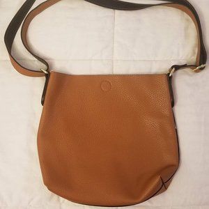 Polyvinyl Crossbody Brown Women's Bag